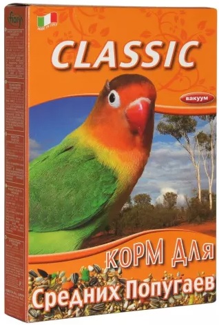 FIORY корм для средних хпопугаев Classic