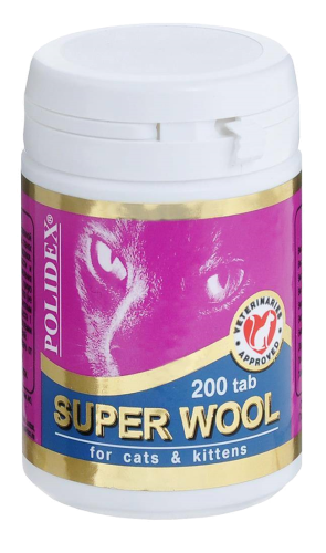 POLIDEX 200 Super Wool витамины для кошек (Супер Вул)