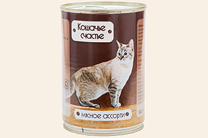 Кошачье счастье для кошек Мясное ассорти