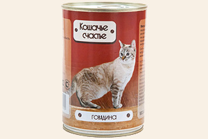 Кошачье счастье для кошек с говядиной