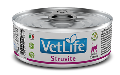 Farmina Vet Life Struvite, питание для кошек при мочекаменной болезни (струвиты), конс. 85 г