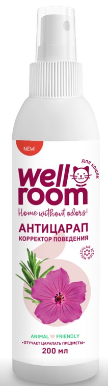 Wellroom. Спрей для коррекции поведения Антицарап