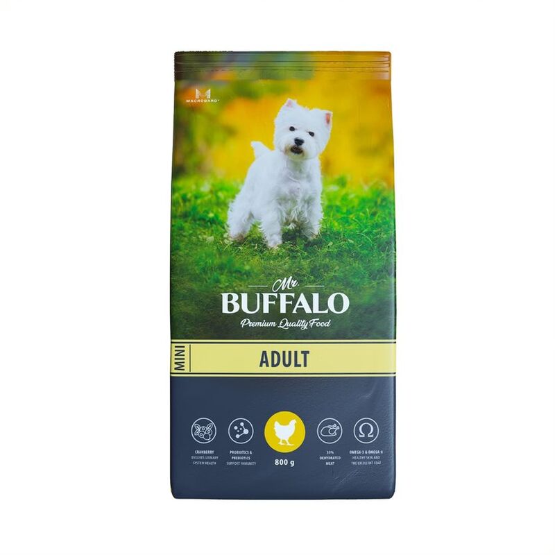 MR.Buffalo ADUIT MINI сухой корм для собак мелких пород курица