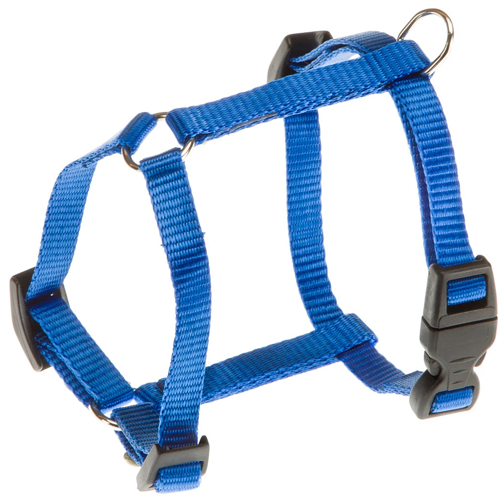 Ferplast.Шлейка CHAMPION Medium синяя (A: 22-28 cm B: 25-38 cm 10 mm )