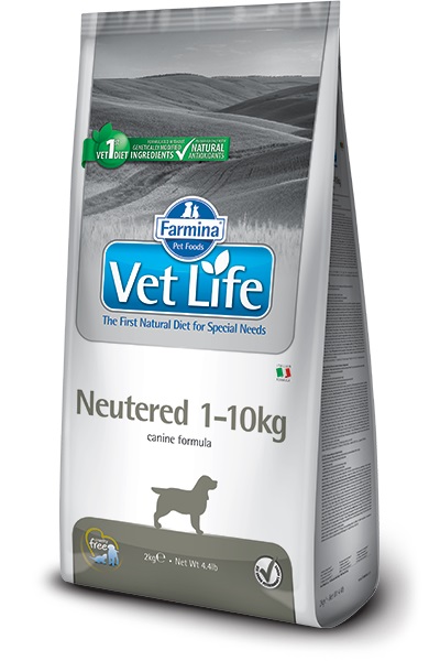 Farmina (Фармина) Vet Life Neutered DOG, для стерилизованных собак весом 1-10 кг