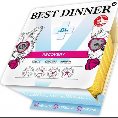Бэст Диннер Vet Profi. для кошек и собак Recovery Паштет 100г ЛАМИСТР
