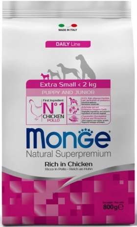 Monge Dog Speciality Extra Small корм для щенков миниатюрных пород с курицей
