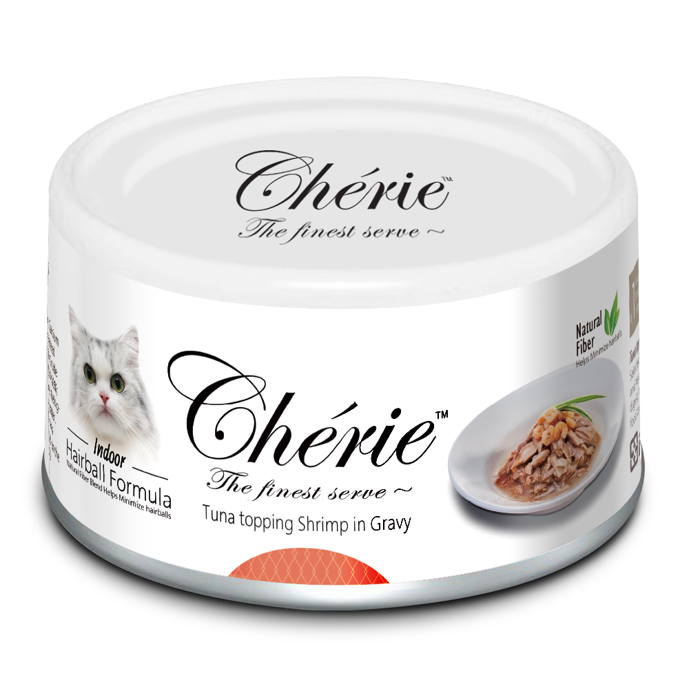 Pettric Cherie Hairball Control. Тунец с креветкой в подливе