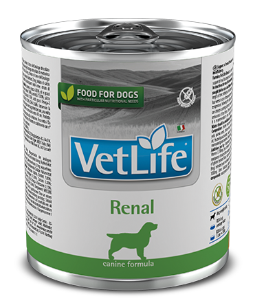 Farmina Vet Life Renal, питание для собак при заболеваниях почек, конс. 300 г