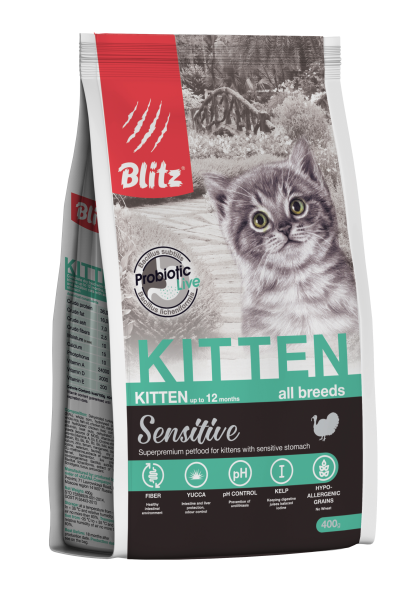 BLITZ Sensitive. Корм для КОТЯТ