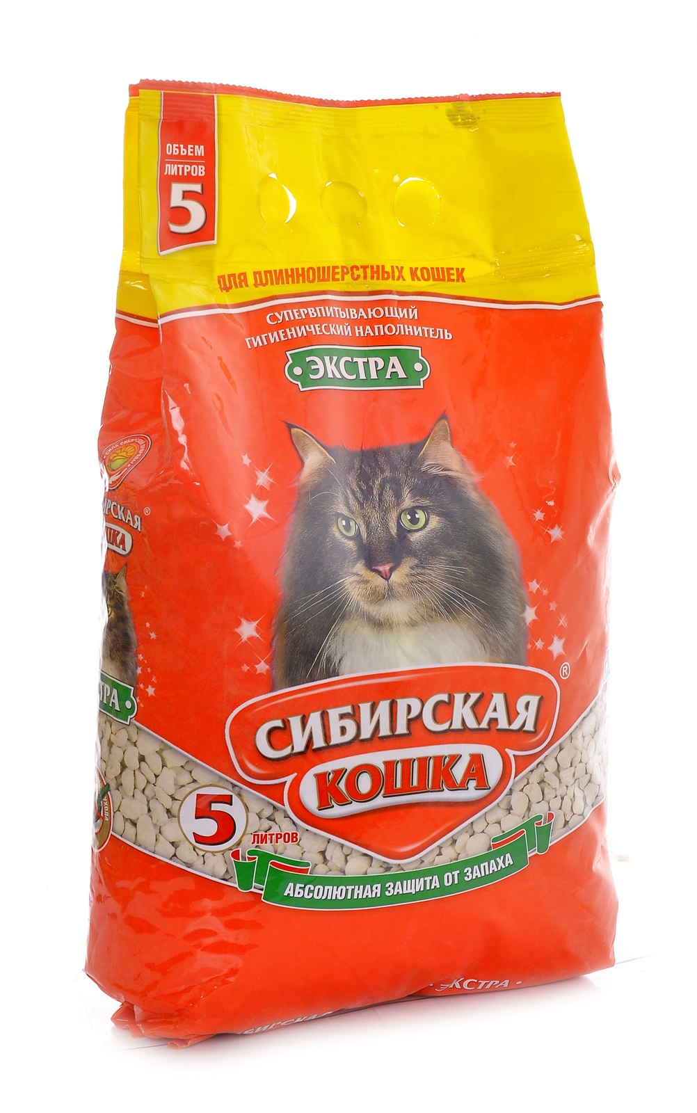 СИБИРСКАЯ КОШКА наполнитель ЭКСТРА для длинношерстных