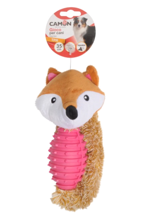 Camon. Игрушка Животное плюшевое с мячом и пищалкой, 35 см.
