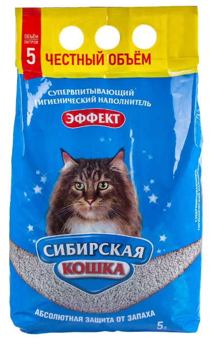 СИБИРСКАЯ КОШКА наполнитель ЭФФЕКТ