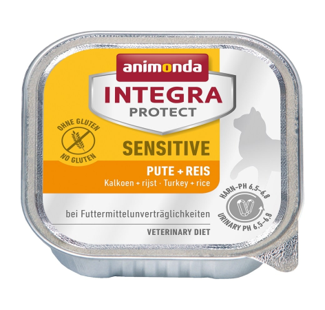 Integra Protect Sensitive с индейкой и рисом для кошек при пищевой аллергии, 100 г.