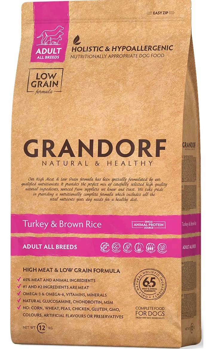 GRANDORF Turkey&Rice Индейка с рисом для всех пород