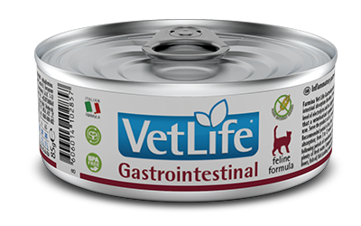 Farmina Vet Life Gastro-Intestinal, питание для кошек при нарушениях пищеварения, конс. 85 г