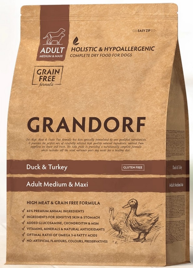 GRANDORF MED&MAXI Duck&Turkey Утка с индейкой