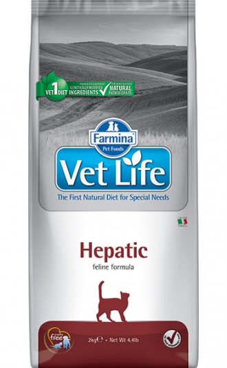 Farmina (Фармина) Vet Life Hepatic, для кошек, при заболеваниях печени