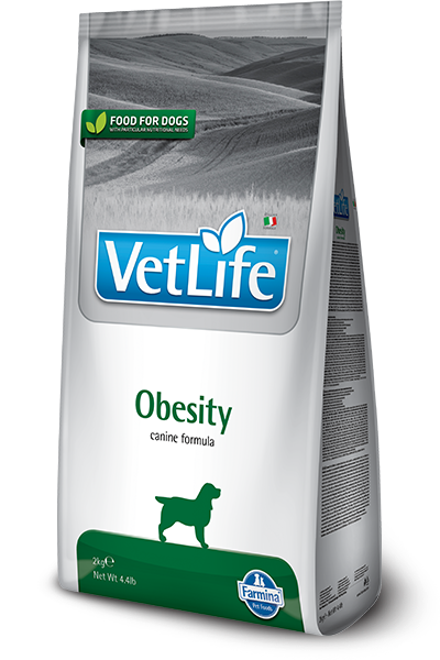 Farmina Vet Life Obesity, диетическое питание для собак при ожирении