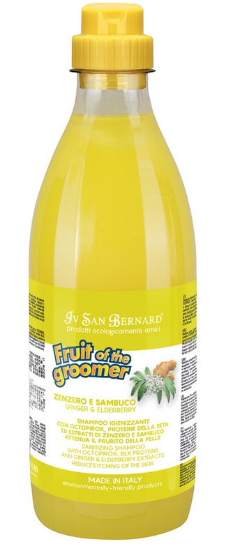 ISB Fruit of the Groomer Ginger&Elderbery Шампунь для любого типа против раздражений и перхоти