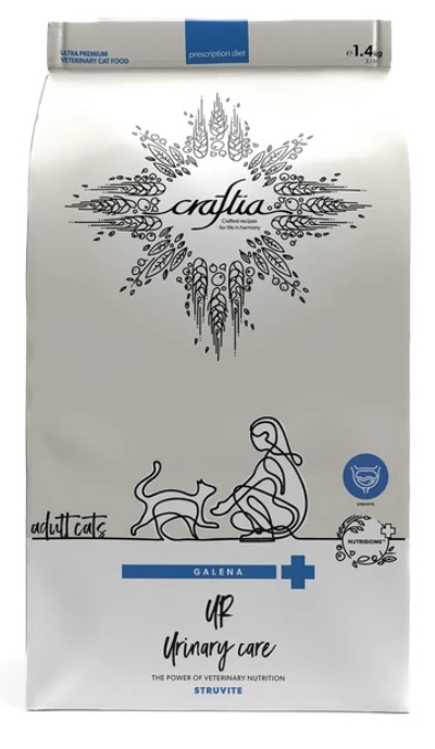 CRAFTIA GALENA CAT URINARY CARE Уринари для кошек для растворения струвитных камней