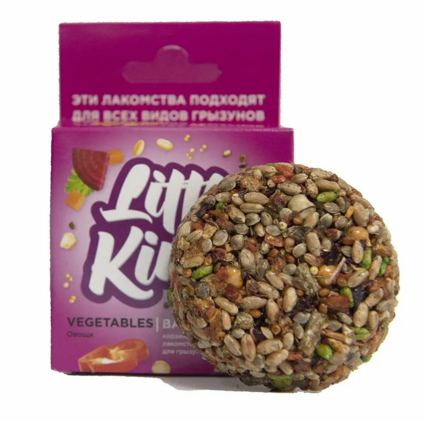 Little King лакомство для грызунов (корзинка овощная) 40-45г.