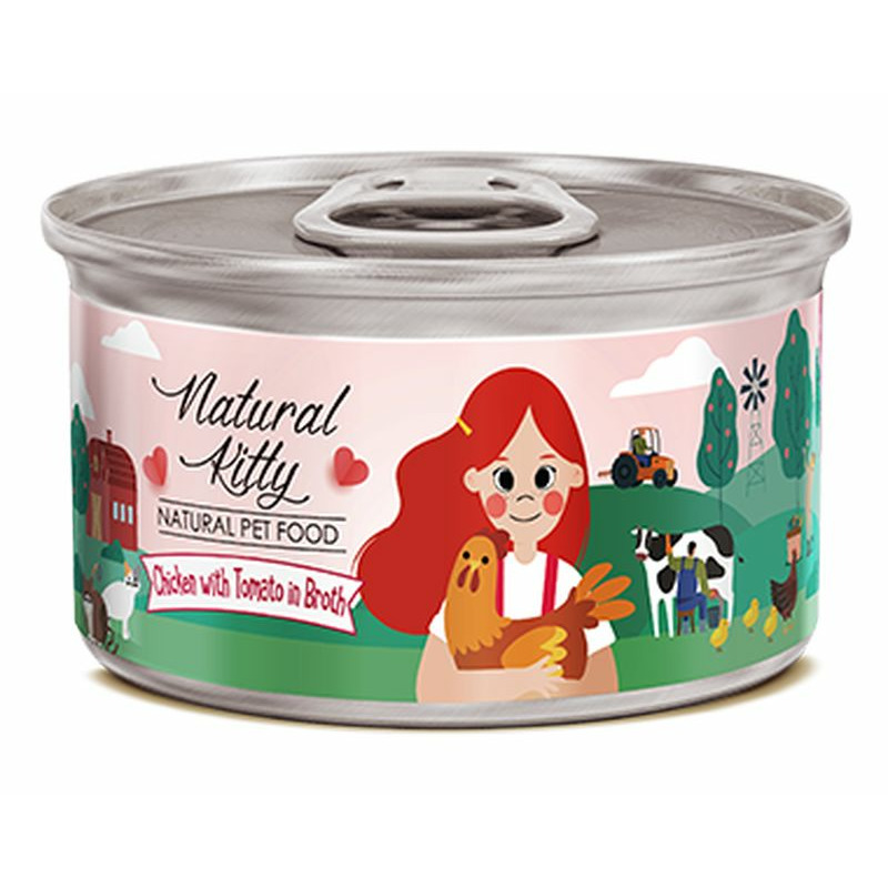 Pettric Natural Kitty. Курица с томатом в бульоне