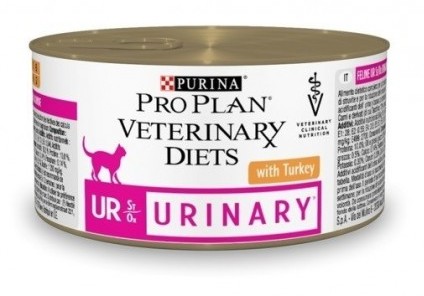 Мусс для кошек при мочекаменной болезни Purina UR с индейкой