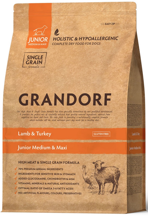 GRANDORF Lamb&Rice Junior ягнёнок с рисом для юниоров