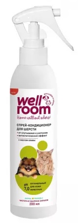 Wellroom. Спрей-кондиционер от колтунов и спутывания шерсти