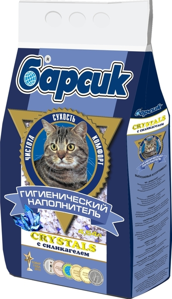 БАРСИК Crystals Наполнитель с силикагелем