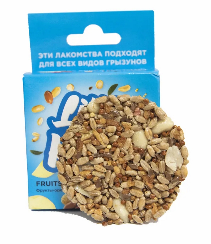 Little King лакомство для грызунов (корзинка фруктово-ореховая) 40-45г.