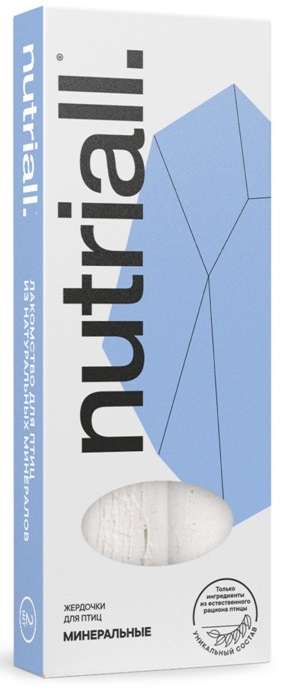 Миниральная жердочка Nutriall для птиц