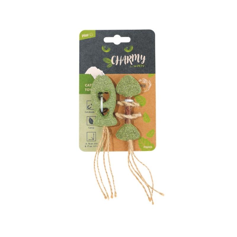 Mpets. Игрушка для кошек с кошачьей мятой CHARMY рыбки