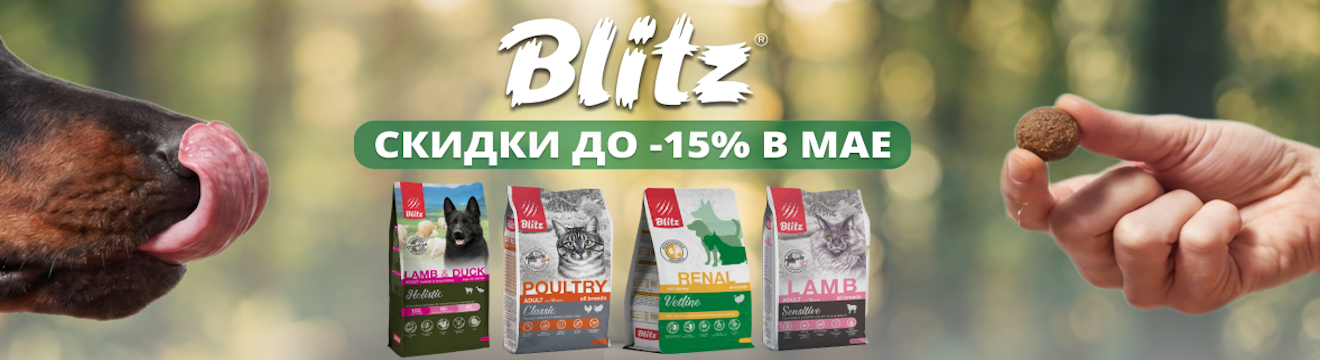 Майские скидки на Blitz